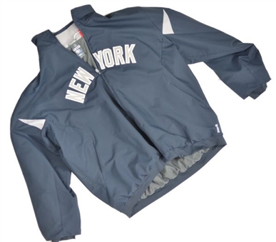 2012 CC Sabathia Team Issued Yankees Road Jacket (MLB AUTH)